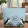 Atlantic Puffins Personalized Name Floral Wreath - Everyday Carry Gift for Wildlife Lovers Quilted Tote Bag - 1
