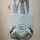 Atlantic Puffins Personalized Name Floral Wreath - Everyday Carry Gift for Wildlife Lovers Quilted Tote Bag - 6