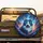 Majestic Blue White Fluffy Cat Swirling Nebula Cosmic Debris Deep Space - Cat Lover Gift Spare Tire Cover - 2