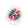 Paint Splatter American Flag - Independence Day Patriotic Decor for Veterans and Flag Lovers Spare Tire Cover - 4