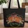 Pumpkins Curling Leaves Foliage Leaf Garland - Everyday Carry Gift Quilted Tote Bag - 1