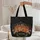 Pumpkins Curling Leaves Foliage Leaf Garland - Everyday Carry Gift Quilted Tote Bag - 5