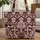 Baroque Crosses Acanthus Gold Medallion - Everyday Carry Gift Quilted Tote Bag - 1