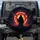 Hooded Scythe Figure Glowing Celestial Orb - Cosmic Realm Car Decor Gift Spare Tire Cover - 1