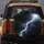 White Lightning Bolt Stormy Clouds - Weather Theme Vehicle Decor Spare Tire Cover - 5