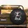 Stylized Holstein Cow Blue Glasses Golden Horns - Cow Lover Gift Spare Tire Cover - 2