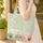 Retro Camping Trailers Pine Needles Stars - Travel Essentials Camper Gift Quilted Tote Bag - 4