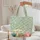 Retro Camping Trailers Pine Needles Stars - Travel Essentials Camper Gift Quilted Tote Bag - 5