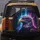 Bald Eagle Glowing Eyes Glowing Particles Starlight Cosmic Void - Wildlife Lover Gift Spare Tire Cover - 5