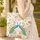 Peacocks Peonies Poppies - Everyday Carry Gift for Bird Lover Quilted Tote Bag - 4