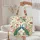 Peacocks Peonies Poppies - Everyday Carry Gift for Bird Lover Quilted Tote Bag - 5