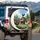 Wooden Chicken Coop Roosters Farm Scene - Farmhouse Decor Gift Spare Tire Cover - 3