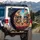 Calaveras Guitar Players Mexican Village Dia de los Muertos Celebration Spare Tire Cover - 3