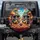 Calaveras Guitar Players Mexican Village Dia de los Muertos Celebration Spare Tire Cover - 1