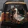 White Goose Folk Art Floral Blossoms Leaves Swirling Tendrils - Wildlife Lover Gift Spare Tire Cover - 5