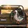 White Goose Folk Art Floral Blossoms Leaves Swirling Tendrils - Wildlife Lover Gift Spare Tire Cover - 2