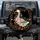 White Goose Folk Art Floral Blossoms Leaves Swirling Tendrils - Wildlife Lover Gift Spare Tire Cover - 1