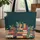 Personalized Books Lily-of-the-Valley Starry Night - Book Lover Everyday Carry Gift Quilted Tote Bag - 1