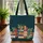 Personalized Books Lily-of-the-Valley Starry Night - Book Lover Everyday Carry Gift Quilted Tote Bag - 3