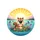 Chipmunk Forest Foliage Sun Water Birds Clouds - Wildlife Lover Vehicle Accessory Spare Tire Cover - 4