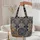 Swirling Damask Ornate Antique Books Floral Wreath - Everyday Carry Gift Quilted Tote Bag - 5