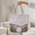 Personalized Cherry Blossom Japanese Houses - Everyday Carry Gift for Travelers Quilted Tote Bag - 5