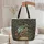 Majestic Dragon Antique Books Vintage Floral - Book Lover Everyday Carry Gift Quilted Tote Bag - 5