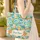 Ocean Waves Sandy Beach Ball Starfish Name Heart - Travel Essentials Gift Quilted Tote Bag - 4