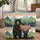 Black Bear Mountain Sunset Personalized - Wildlife Lover Everyday Carry Gift Quilted Tote Bag - 1