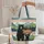 Black Bear Mountain Sunset Personalized - Wildlife Lover Everyday Carry Gift Quilted Tote Bag - 5