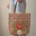 Rose Leaves Stars Circles Waves Folk Art Quilt Patchwork - Everyday Carry Gift Quilted Tote Bag - 6