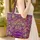 Personalized Cat Face Floral Mosaic - Everyday Carry Gift for Cat Lover Quilted Tote Bag - 4