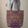Personalized Cat Face Floral Mosaic - Everyday Carry Gift for Cat Lover Quilted Tote Bag - 6