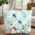 Personalized Snowman Gnome Sloth Blue Truck Winter Holiday Carry Gift Quilted Tote Bag - 1