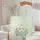 Personalized Hoop Daisy Flowers for Kids Everyday Carry Gift Quilted Tote Bag - 5