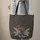 Kiwi Bird Silver Fern Leaves Floral Wreath - Wildlife Lover Everyday Use Quilted Tote Bag - 6