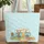 Personalized Vintage Campervan Bicycle Picnic Adventure - Road Trip Carryall Gift Quilted Tote Bag - 1