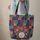 Floral Folk Art Patchwork Quilt Cross Stitch Name Everyday Carry Gift Quilted Tote Bag - 6