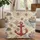 Ornate Red Anchor Vintage Nautical Map Compass Ship - Travel Essentials Gift for Sailors Quilted Tote Bag - 1