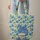 Blue Dragon Swirling Blue Rose Floral Vine - Everyday Carry Gift for Dragon Lover Quilted Tote Bag - 6