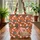 Camping Tent Autumn Leaves Pine Trees Berries - Everyday Carry Gift for Camper Quilted Tote Bag - 3