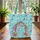 Mediterranean Stone Archway Bougainvillea Jasmine Floral - Everyday Carry Gift Quilted Tote Bag - 3