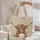 Highland Cow Wildflower Wreath - Everyday Carry Gift for Cow Lover Quilted Tote Bag - 5