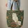 Autumn Leaves Moss Forest Barn Owl Antique Books Journal - Everyday Carry Gift Quilted Tote Bag - 6