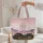Japanese Wooden Houses Garden Lanterns Cherry Blossom Sky - Everyday Carry Gift Quilted Tote Bag - 5
