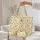 Ornate Botanical Sunflowers Irises Foliage Name - Everyday Carry Travel Gift Quilted Tote Bag - 5
