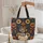 Yorkshire Terrier Dog Autumnal Sunflowers Dahlias Berries Leaves Everyday Carry Gift Yorkie Lover Quilted Tote Bag - 5