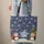 Personalized Star Penguins Christmas Tree Presents Snowflake - Holiday Gift Quilted Tote Bag - 6