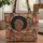 Afrocentric Woman Afro Hair Headwrap Earrings Necklaces Botanical Everyday Carry Gift Quilted Tote Bag - 1