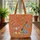 Rainbow Guitar Fly Agaric Mushroom Blue Butterfly - Everyday Carry Gift Quilted Tote Bag - 3